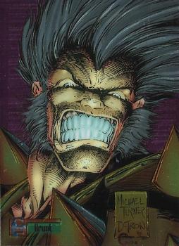 1995 Topps Cyber Force All-Chromium #67 Brunt Front