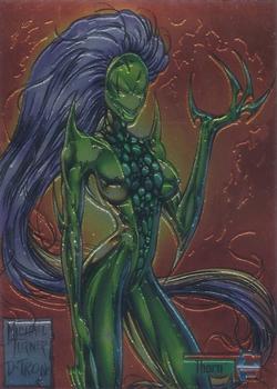 1995 Topps Cyber Force All-Chromium #70 Thorn Front
