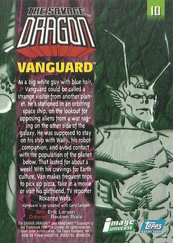 1995 Topps Finest Image Universe #10 Vanguard Back