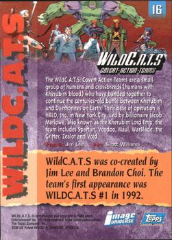 1995 Topps Finest Image Universe #16 WildC.A.T.s Back