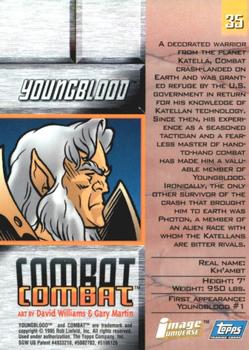 1995 Topps Finest Image Universe #35 Combat Back