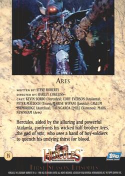 1996 Topps Hercules The Legendary Journeys #35 Ares Back