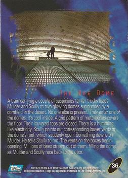 1998 Topps The X-Files: Fight the Future #36 The Bee Dome Back