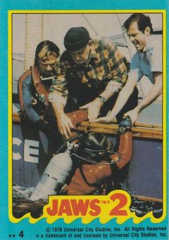 1978 Topps Jaws 2 - Stickers #4 Sea Explorer Front