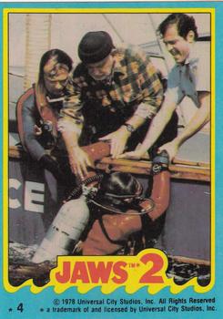 1978 Topps Jaws 2 - Stickers #4 Sea Explorer Front