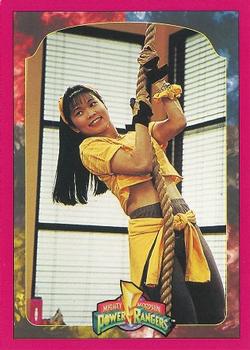 1994 Collect-A-Card Mighty Morphin Power Rangers Series 2 Retail #74 Rope Climb Front