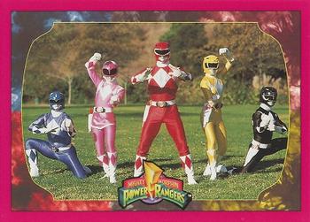 1994 Collect-A-Card Mighty Morphin Power Rangers Series 2 Retail #107 Go Go Power Rangers Front