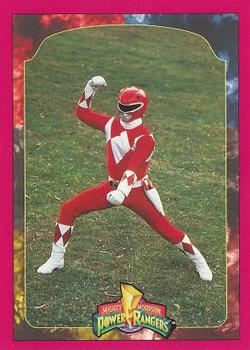 1994 Collect-A-Card Mighty Morphin Power Rangers Series 2 Retail #117 The Red Ranger Front