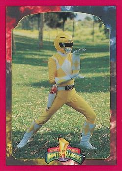 1994 Collect-A-Card Mighty Morphin Power Rangers Series 2 Retail #118 The Yellow Ranger Front