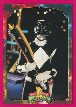1994 Collect-A-Card Mighty Morphin Power Rangers Series 2 Retail #119 The Black Ranger Front
