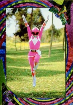 1994 Collect-A-Card Mighty Morphin Power Rangers Series 2 Retail - Power Foil #120 The Pink Ranger Front