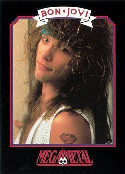 1991 Impel Mega Metal #4 Jon Bon Jovi Front