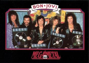 1991 Impel Mega Metal #10 Bon Jovi Front