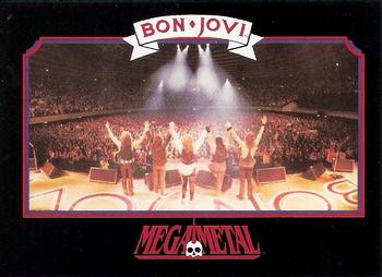1991 Impel Mega Metal #12 Bon Jovi Front