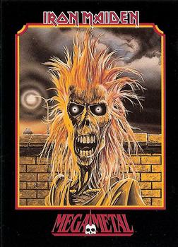 1991 Impel Mega Metal #33 Iron Maiden Front