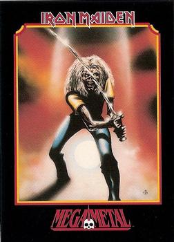1991 Impel Mega Metal #35 Iron Maiden Front