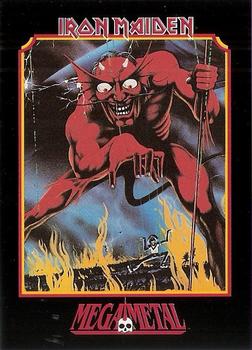 1991 Impel Mega Metal #38 Iron Maiden Front