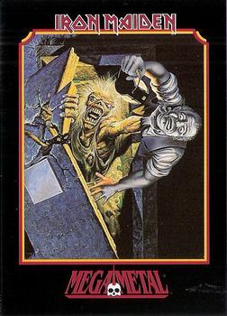 1991 Impel Mega Metal #39 Iron Maiden Front