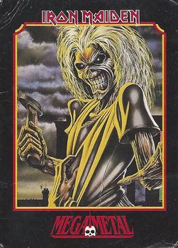 1991 Impel Mega Metal #40 Iron Maiden Front