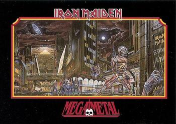 1991 Impel Mega Metal #41 Iron Maiden Front