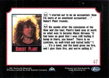 1991 Impel Mega Metal #47 Robert Plant Back