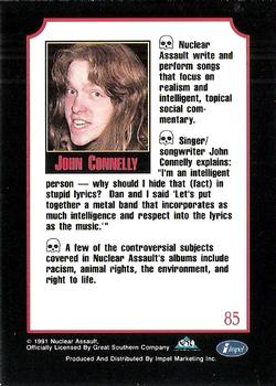 1991 Impel Mega Metal #85 John Connelly Back
