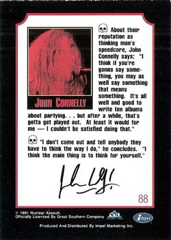 1991 Impel Mega Metal #88 John Connelly Back