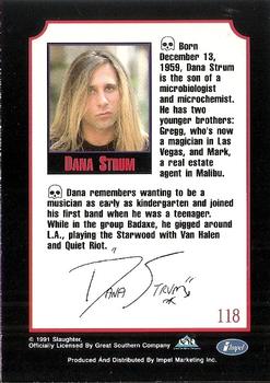 1991 Impel Mega Metal #118 Dana Strum Back