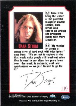 1991 Impel Mega Metal #119 Dana Strum Back