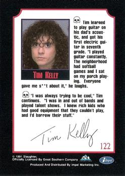 1991 Impel Mega Metal #122 Tim Kelly Back