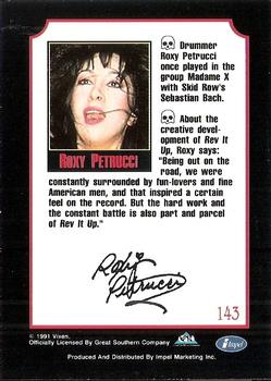 1991 Impel Mega Metal #143 Roxy Petrucci Back