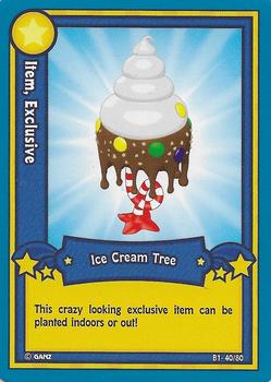 2007 Ganz Webkinz Series 1 #B1-40 Ice Cream Tree Front