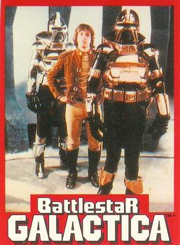 1978 Wonder Bread Battlestar Galactica #4 Space Cadet Cree Captured By Two Cylons Front