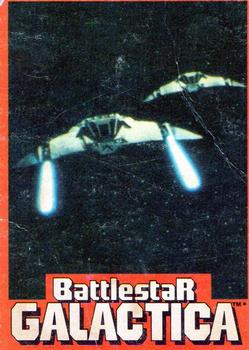 1978 Wonder Bread Battlestar Galactica #5 Two Cylon Warships Front