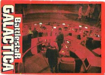 1978 Wonder Bread Battlestar Galactica #8 Galactica Control Room Front