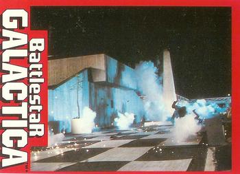 1978 Wonder Bread Battlestar Galactica #21 Planet Caprica Under Attack Front