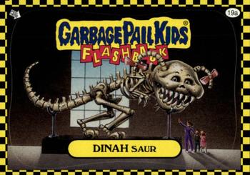 2010 Topps Garbage Pail Kids Flashback Series 1 #19a Dinah Saur Front