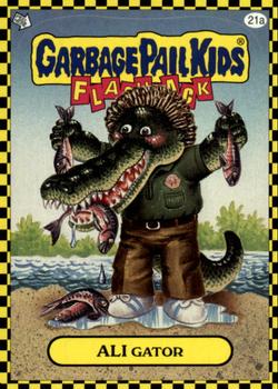 2010 Topps Garbage Pail Kids Flashback Series 1 #21a Ali Gator Front