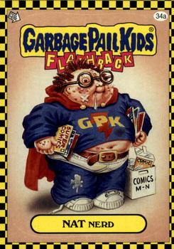 2010 Topps Garbage Pail Kids Flashback Series 1 #34a Nat Nerd Front