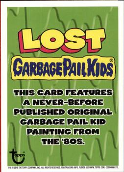 2010 Topps Garbage Pail Kids Flashback Series 1 #68a Stitched Stella Back