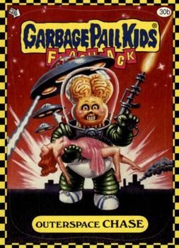 2010 Topps Garbage Pail Kids Flashback Series 1 #30b Outerspace Chase Front