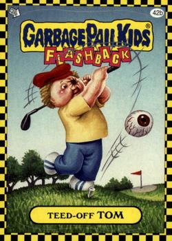 2010 Topps Garbage Pail Kids Flashback Series 1 #42b Teed-Off Tom Front