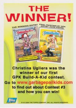 2004 Topps Garbage Pail Kids All-New Series 3 #1a Christina Ugliera Back