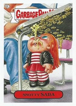 2008 Topps Garbage Pail Kids All-New Series 7 #2b Snotty Sara Front