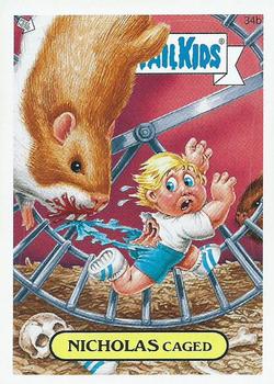 2008 Topps Garbage Pail Kids All-New Series 7 #34b Nicholas Caged Front