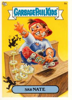 2004 Topps Garbage Pail Kids All-New Series 2 #8a Sk8 Nate Front