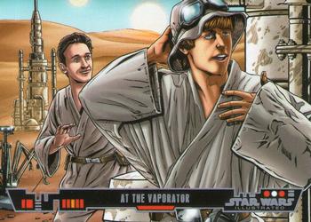 2013 Topps Star Wars Illustrated A New Hope #1 At the Vaporator Front