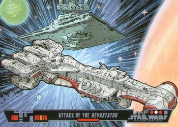 2013 Topps Star Wars Illustrated A New Hope #25 Attack of the Devastator Front