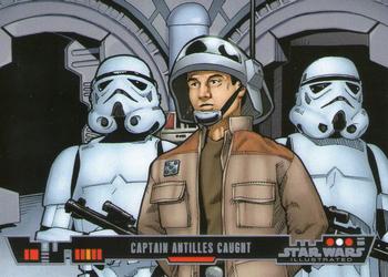2013 Topps Star Wars Illustrated A New Hope #28 Captain Antilles Caught Front