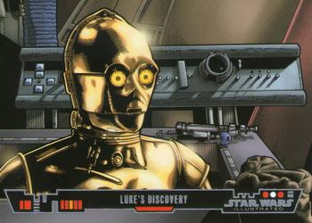 2013 Topps Star Wars Illustrated A New Hope #38 Luke's Discovery Front